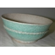 Bol turquoise motif fleurs de Menelika