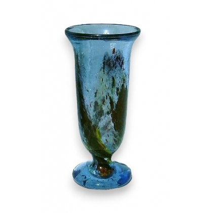 Art Nouveau Vase, crackled pol