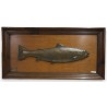 Embossed brass fish panel at Moinat SA – Antiques and home décor