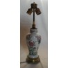  Lampe en porcelaine chinoise peinte sur  Moinat SA  - Antiquités décoration