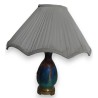  Lampe en faïence bleue, monture en sur  Moinat SA  - Antiquités décoration