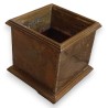 Embossed brass planter, signed ‘Moinat SA’ – Antiques and home décor