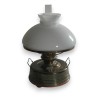 Lampe à pétrole en laiton abat-jour en sur  Moinat SA  - Antiquités décoration