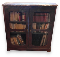 Vitrine Régence dessus en marbre