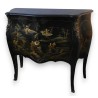  Commode laque noir décor chinois. sur  Moinat SA  - Antiquités décoration