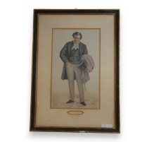 Gravure "Ficelle dramatique" signé T