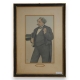 Gravure "French fiction" signé T