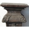  Paire de colonnes en bois sculpté noirci sur  Moinat SA  - Antiquités décoration