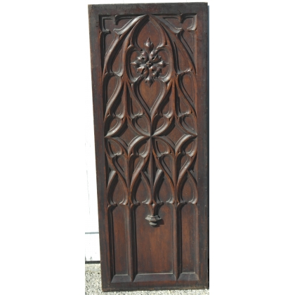 Paire de panneaux sculptés