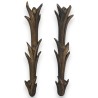  Paire d'éléments en bois sculpté doré sur  Moinat SA  - Antiquités décoration