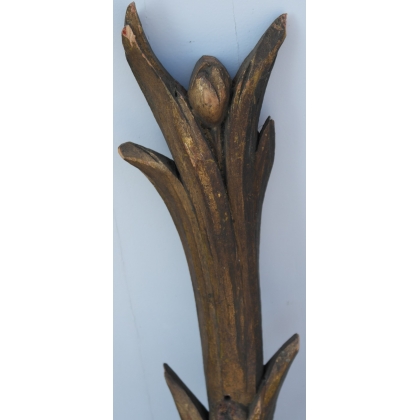  Paire d'éléments en bois sculpté doré sur  Moinat SA  - Antiquités décoration