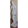 Statue \"Venus de Milo\" en fonte peinte