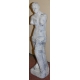 Statue "Venus de Milo" en fonte peinte