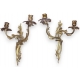 Paire d'appliques style Louis XV en
