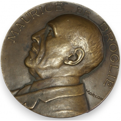 Médaille \"Maurice de Broglie\" signée