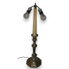  Bougeoir en bronze monté en lampe sur  Moinat SA  - Antiquités décoration