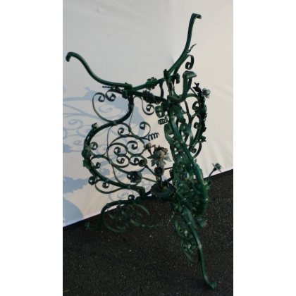  Porte plante vert en fer forgé sur  Moinat SA  - Antiquités décoration