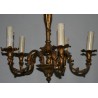 5-light bronze chandelier from Moinat SA – Antiques and home décor