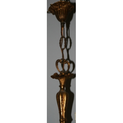5-light bronze chandelier from Moinat SA – Antiques and home décor