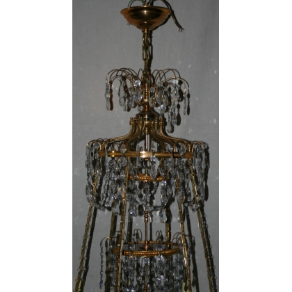 Directoire-style bronze chandelier from Moinat SA – Antiques and interior design