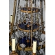 Lustre style Directoire en bronze en