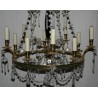 Gilded bronze Directoire-style chandelier by Moinat SA – Antiques and home décor