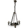 3-light wrought-iron chandelier from Moinat SA – Antiques and home décor
