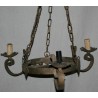 3-light wrought-iron chandelier from Moinat SA – Antiques and home décor