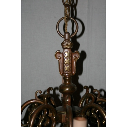 8-light Dutch chandelier at Moinat SA – Antiques and home décor