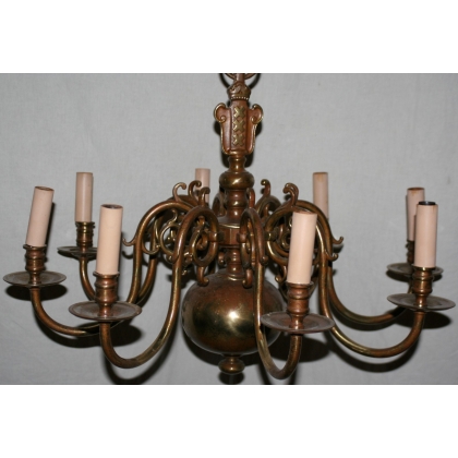 8-light Dutch chandelier at Moinat SA – Antiques and home décor