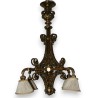 4-light bronze chandelier from Moinat SA – Antiques and home décor