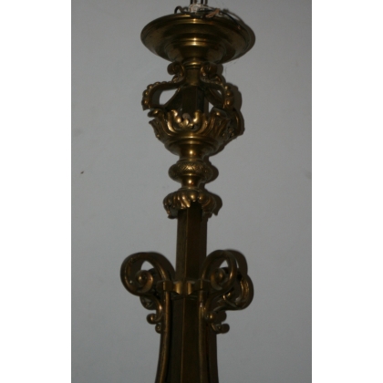 4-light bronze chandelier from Moinat SA – Antiques and home décor