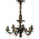 Lustre en bronze à 6 feux