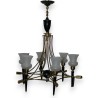 "Flèches" chandelier in gilded bronze at Moinat SA – Antiques and home décor