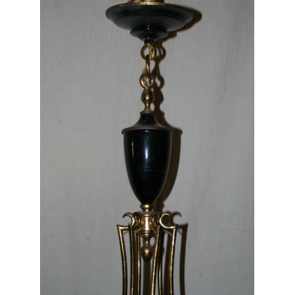 "Flèches" chandelier in gilded bronze at Moinat SA – Antiques and home décor