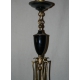 Lustre "Flèches" en bronze doré