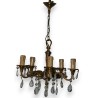 5-light bronze and crystal chandelier by Moinat SA – Antiques and home décor