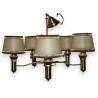 5-light brass chandelier from Moinat SA – Antiques and home décor