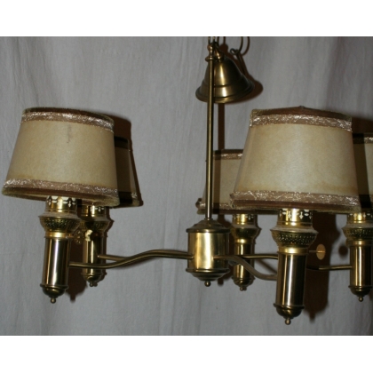 5-light brass chandelier from Moinat SA – Antiques and home décor