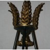 3-light Empire-style chandelier, in gilded bronze by  Moinat SA  - Antiques and home décor