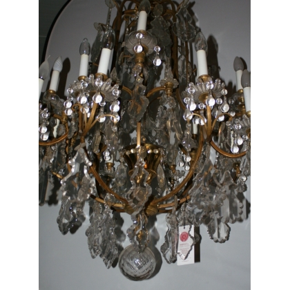 Large Louis XV-style chandelier from France, available at Moinat SA – Antiques and Decor