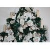 Green-painted iron chandelier with 6 lights, from  Moinat SA  - Antiques and home décor