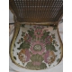 Paire de chaises style Louis XV dossier