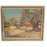 Paintings | Oil on panel, ‘Provence’, signed Moinat SA  – Antiques and home décor