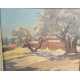 Huile sur panneau "Provence" signée BERTHOUD