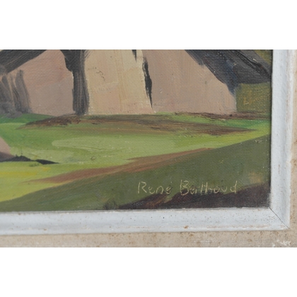 Paintings | Oil on canvas ‘La Dent Blanche’ by Moinat SA  – Antiques and home décor