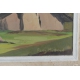 Huile sur toile "La Dent Blanche" signé BERTHOUD
