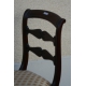 Paire de chaises Empire en acajou