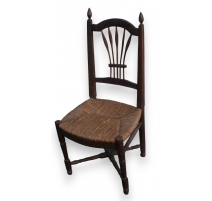 Chaise paillée suisse