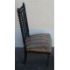 Chaise Napoléon III, bois noir